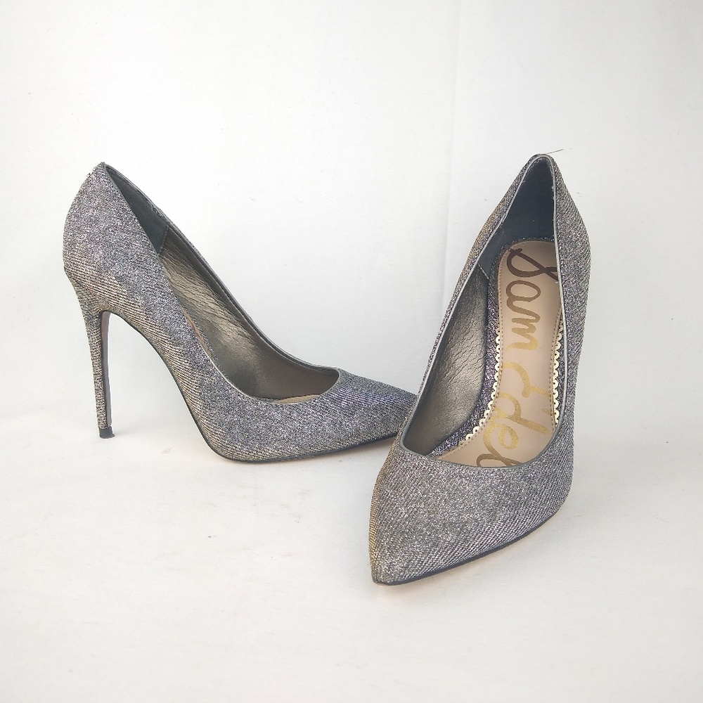 Sam Edelman /// Silver Danna Glam Mesh Pumps